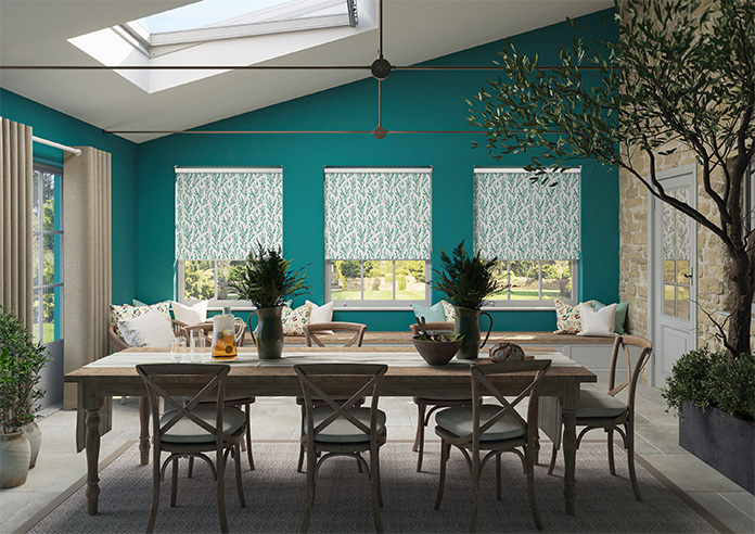 Willow Field, Peacock - Twist&Fit Roller Blind - Image 8